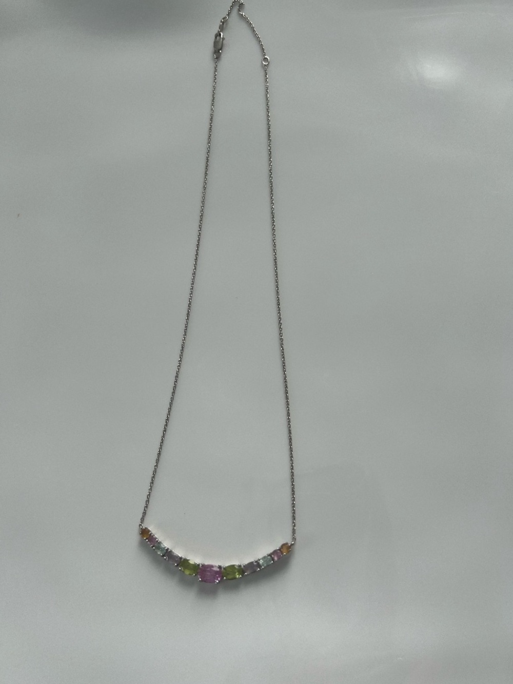 Sterling Silver, 925 & Gemstones necklace